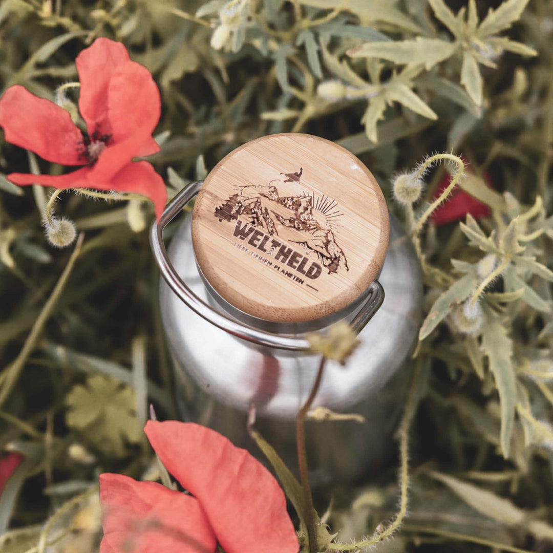 Trinkflasche Edelstahl 750ml | extra stark isoliert | ohne Verpackung