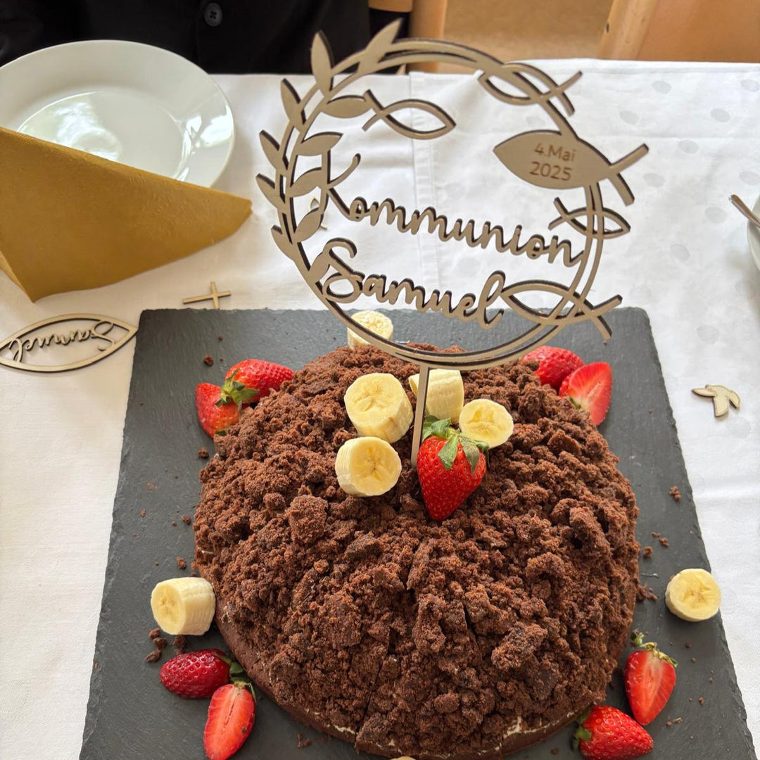 Cake Topper - Taufe, Kommunion, Konfirmation & Firmung