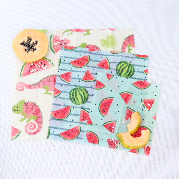 Bienenwachstücher Wassermelone | 3er Set