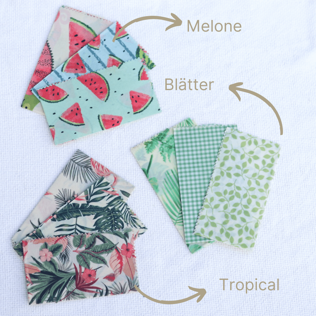 Bienenwachstücher Tropical | 3er Set