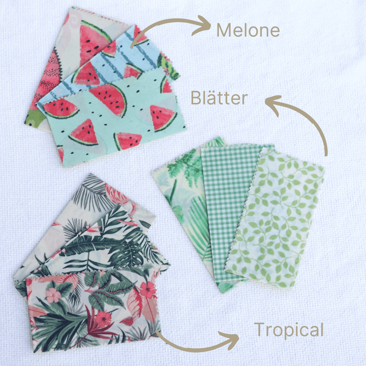 Bienenwachstücher Tropical | 3er Set