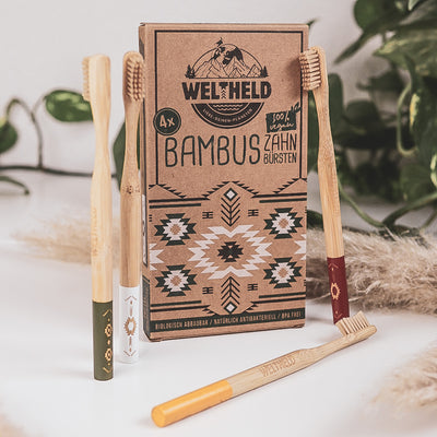 Bambuszahnbürste für Erwachsene | einzeln