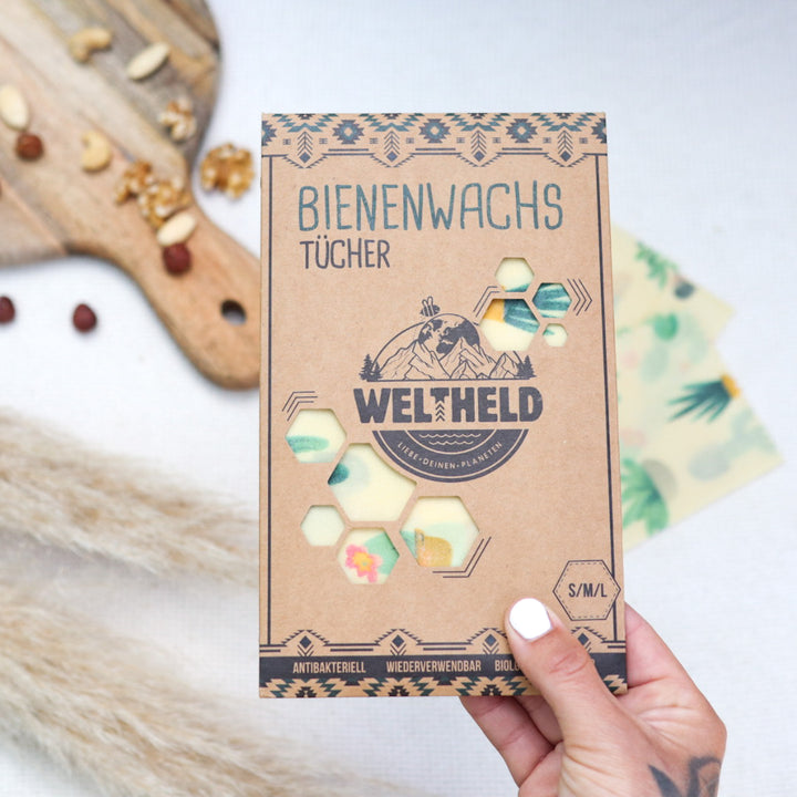 Bienenwachstücher Kaktus | 3er Set