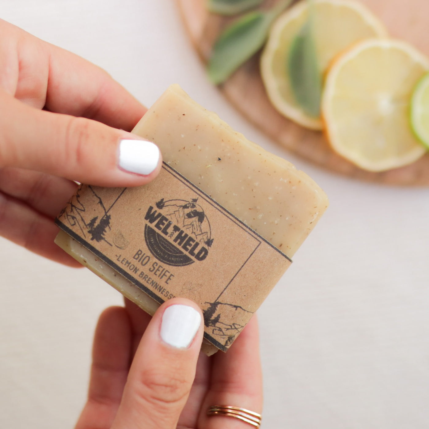 Bioseife mit Lemon-Brennnessel Duft