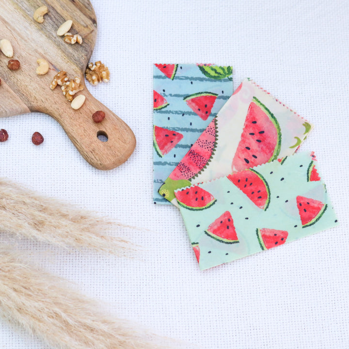 Bienenwachstücher Wassermelone | 3er Set
